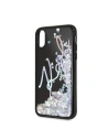 Hurtownia GSM - Karl Lagerfeld KLHCPXKSIGMU iPhone X/Xs czarny/black hard case Signature Liquid Glitter Sequins - KLD212BLK - {ean13} - Hurt