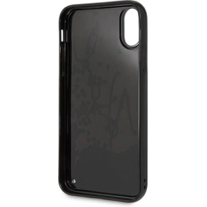 Hurtownia GSM - Karl Lagerfeld KLHCPXKSIGMU iPhone X/Xs czarny/black hard case Signature Liquid Glitter Sequins - KLD212BLK - {ean13} - Hurt