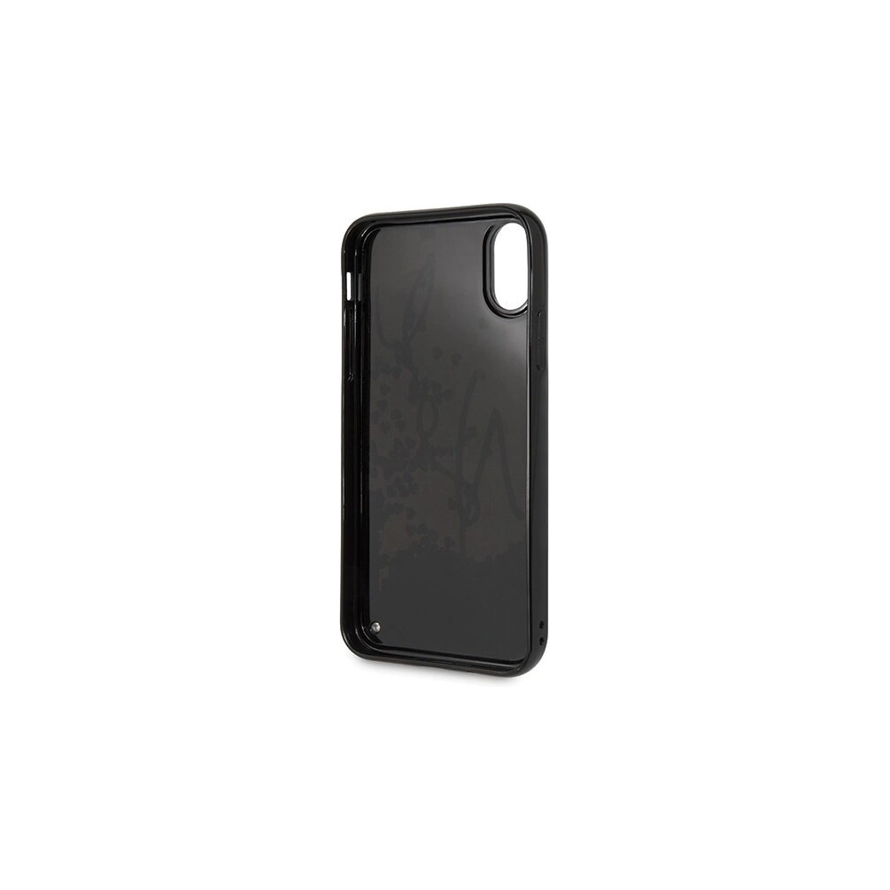 Hurtownia GSM - Karl Lagerfeld KLHCPXKSIGMU iPhone X/Xs czarny/black hard case Signature Liquid Glitter Sequins - KLD212BLK - {ean13} - Hurt