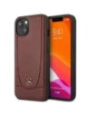 Mercedes MEHCP15SARMRE Apple iPhone 15 / 14 / 13 hardcase din piele Urban Bengale roșu