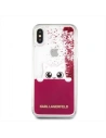 Hurtownia GSM - Karl Lagerfeld KLHCPXPABGFU iPhone X fushia/różowy hard case Liquid Glitter - KLD213FKS - {ean13} - Hurt