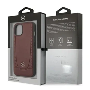 Hurtownia GSM - Mercedes MEHCP15SARMRE Apple iPhone 15 / 14 / 13 Hartschale Leder Urban Bengale rot - MRS150 - {ean13} - Hurt
