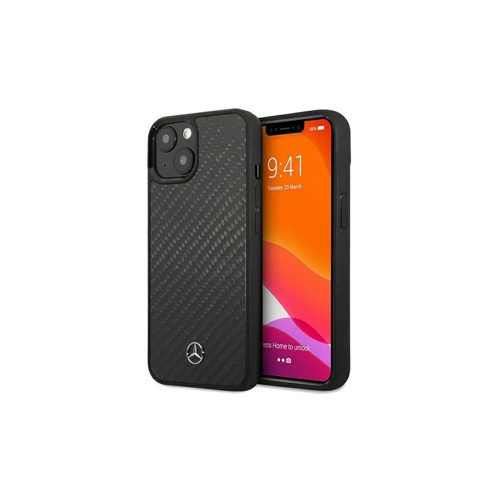 Hurtownia GSM - Etui Mercedes MEHCP15SRCABK Apple iPhone 15 / 14 / 13 hardcase Carbon Fiber Dynamic černý/black - MRS151 - {ean13} - Hurt