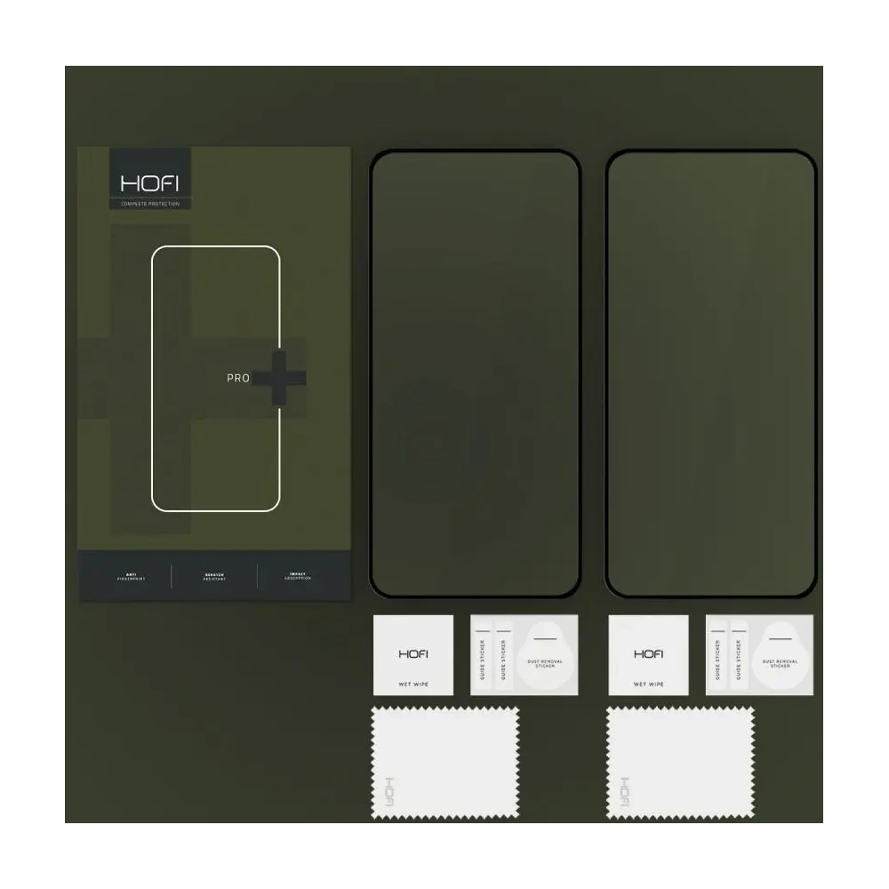 Hurtownia GSM - Hofi Glass Pro+ Samsung Galaxy S24 FE Fekete [2 Csomag] - HOFI564 - {ean13} - Hurt