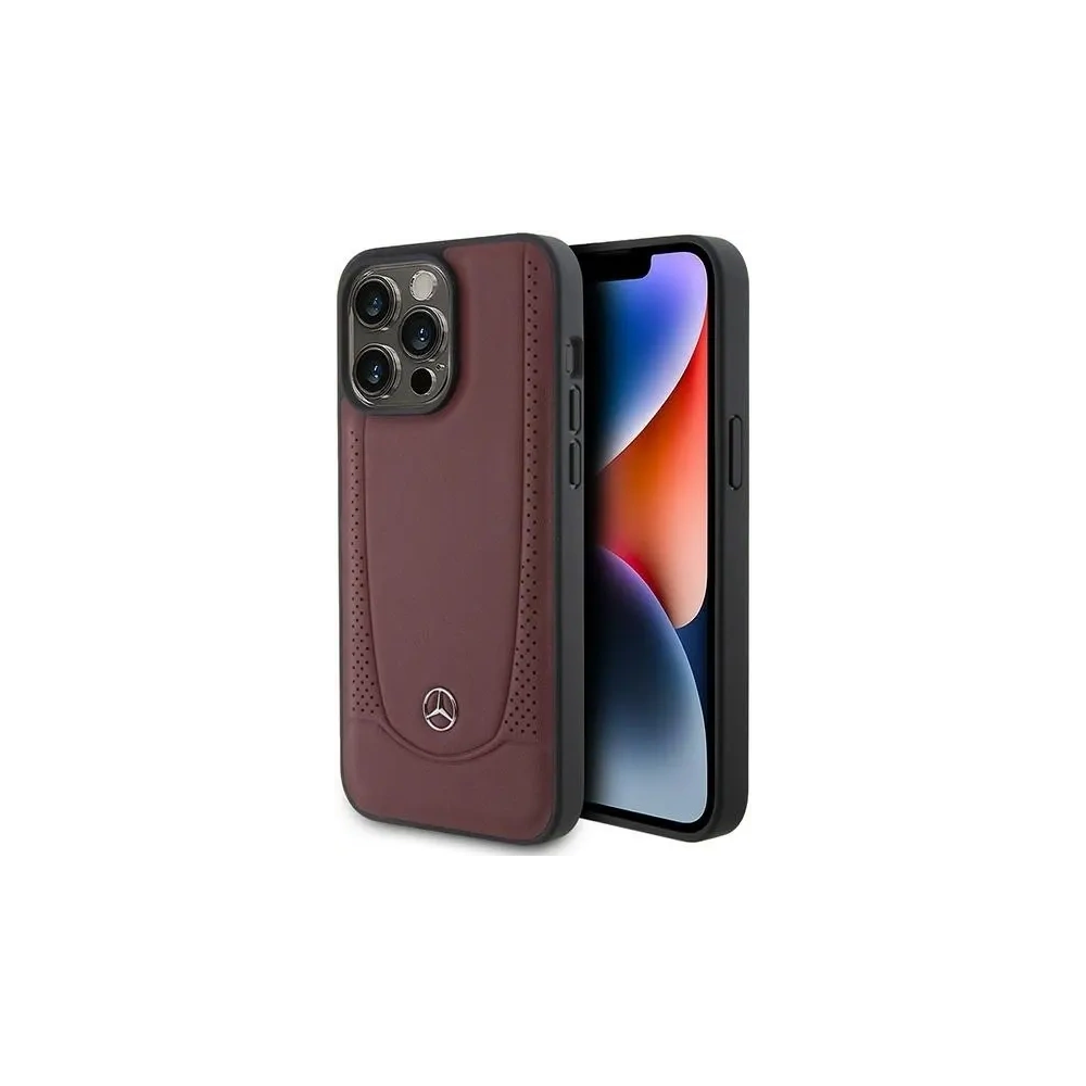 Hurtownia GSM - Etui Mercedes MEHCP15XARMRE Apple iPhone 15 Pro Max hardcase Leather Urban Bengale červený/red - MRS155 - {ean13} - Hurt
