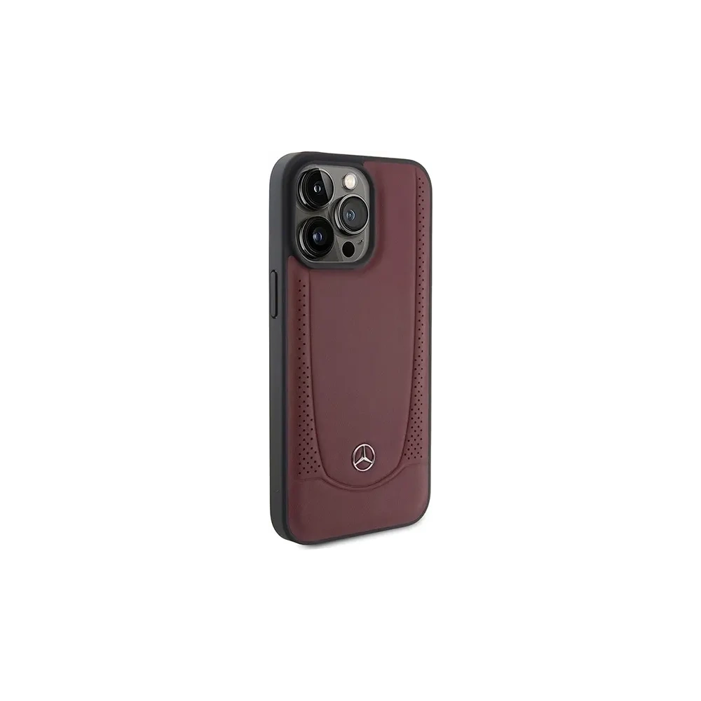 Hurtownia GSM - Etui Mercedes MEHCP15XARMRE Apple iPhone 15 Pro Max hardcase Leather Urban Bengale červený/red - MRS155 - {ean13} - Hurt