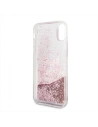 Wholesale Karl Lagerfeld KLHCPXPABGNU iPhone X pink gold hard case Liquid Glitter - KLD214RS - {ean13} - Hurt