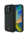 Mercedes MEHCP16L23RWRSK Apple iPhone 16 Pro keménytok MB Waves Leather fekete