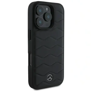 Hurtownia GSM - Etui Mercedes MEHCP16L23RWRSK Apple iPhone 16 Pro hardcase MB Waves Leather czarny/black - MRS158 - {ean13} - Hurt