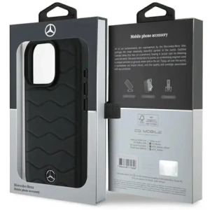 Hurtownia GSM - Etui Mercedes MEHCP16L23RWRSK Apple iPhone 16 Pro hardcase MB Waves Leather czarny/black - MRS158 - {ean13} - Hurt