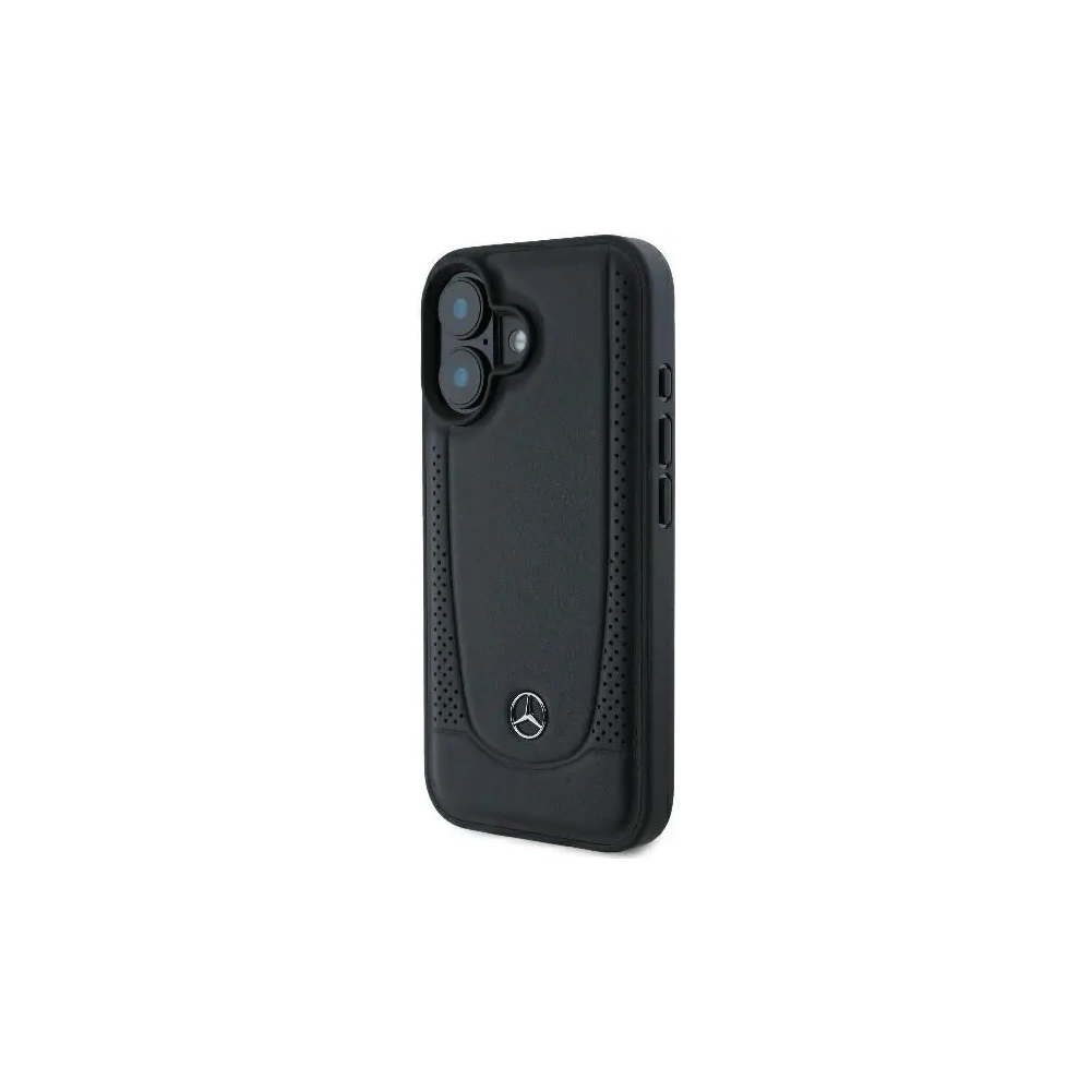 Hurtownia GSM - Etui Mercedes MEHCP16SARMBK Apple iPhone 16 hardcase Leather Urban czarny/black - MRS160 - {ean13} - Hurt