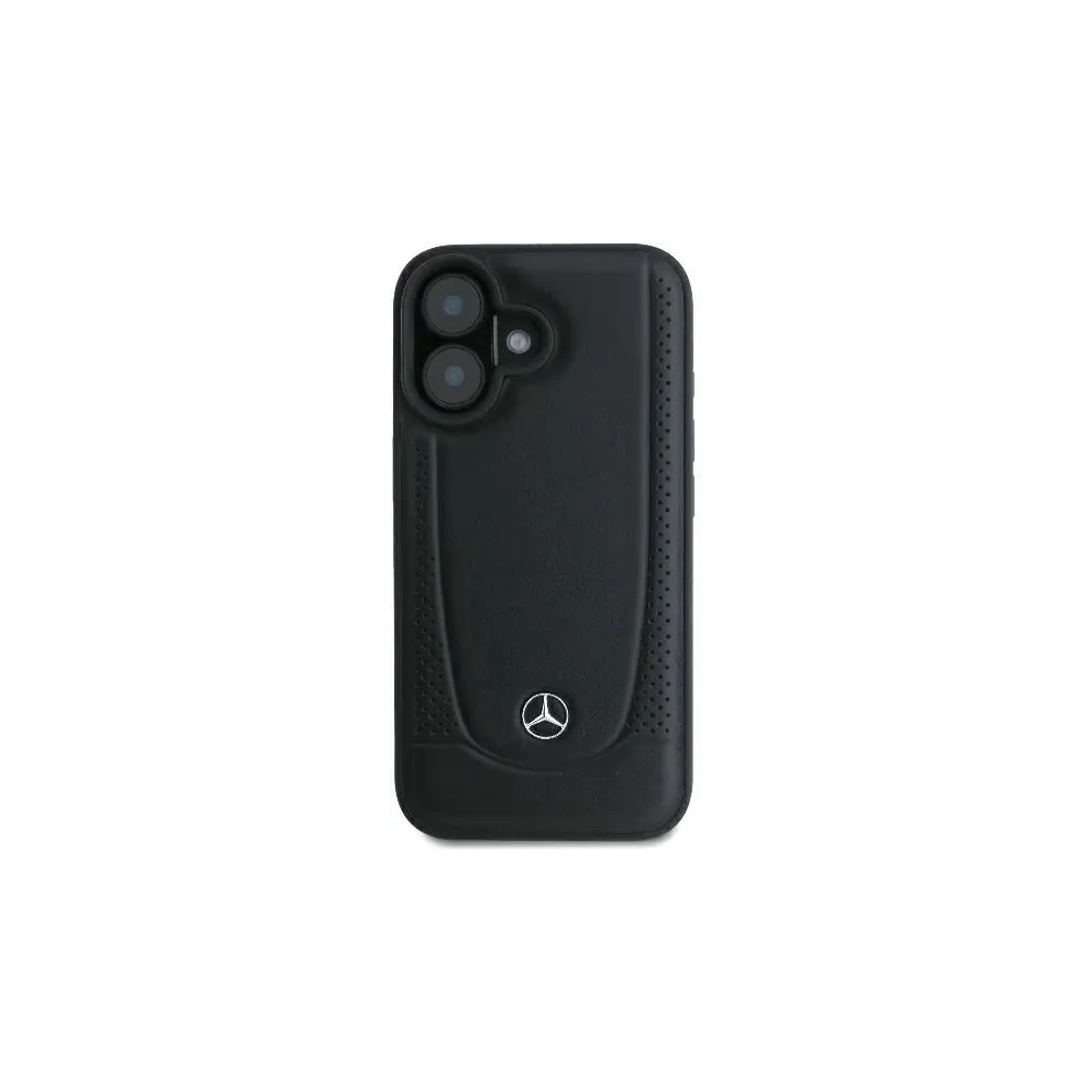 Hurtownia GSM - Etui Mercedes MEHCP16SARMBK Apple iPhone 16 hardcase Leather Urban czarny/black - MRS160 - {ean13} - Hurt