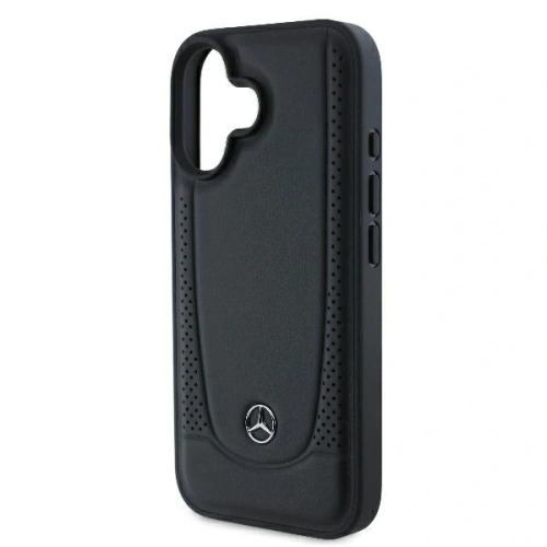 Etui Mercedes MEHCP16SARMBK Apple iPhone 16 hardcase Leather Urban czarny/black