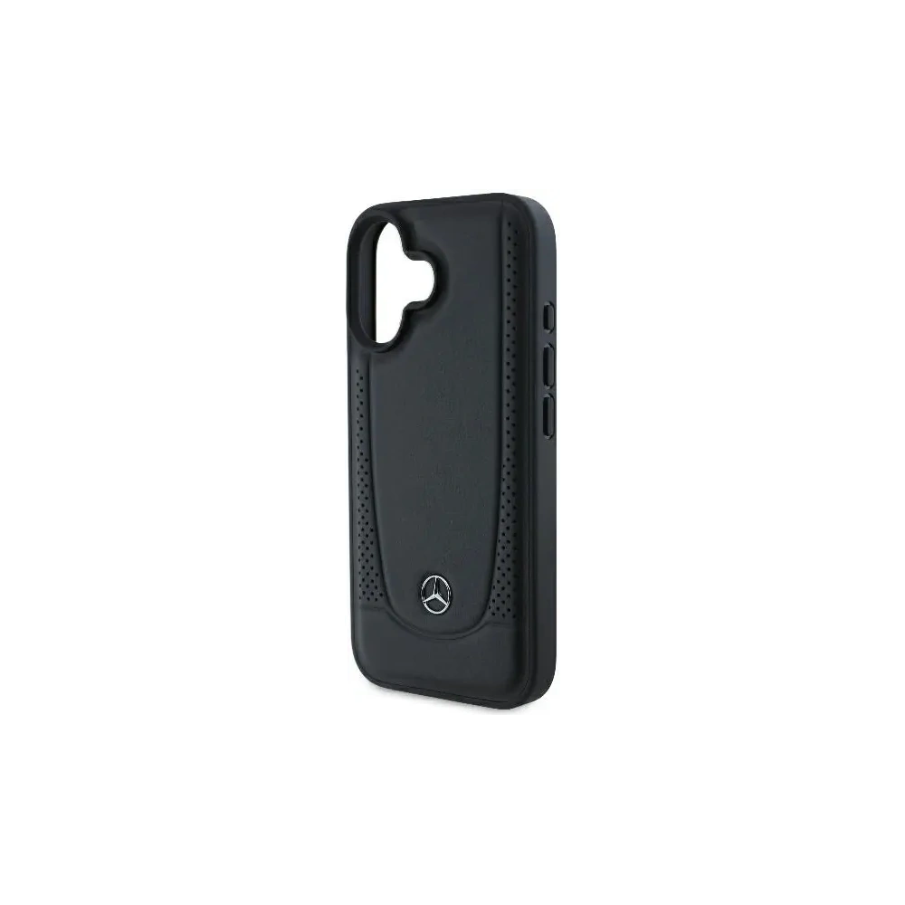 Hurtownia GSM - Etui Mercedes MEHCP16SARMBK Apple iPhone 16 hardcase Leather Urban czarny/black - MRS160 - {ean13} - Hurt
