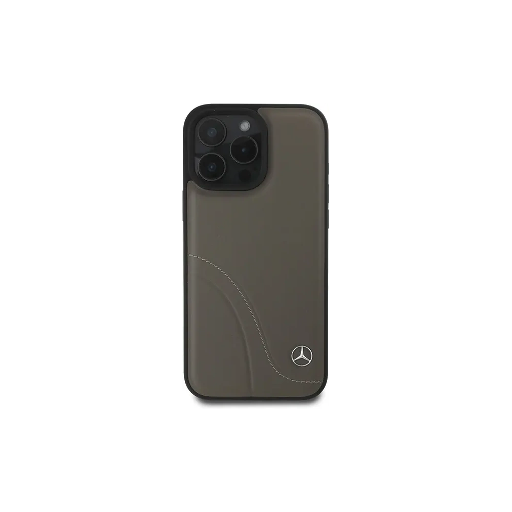 Hurtownia GSM - Mercedes MEHCP16X23RBCSB Apple iPhone 16 Pro Max Hardcase MB Curved Stitches Leder braun - MRS161 - {ean13} - Hurt