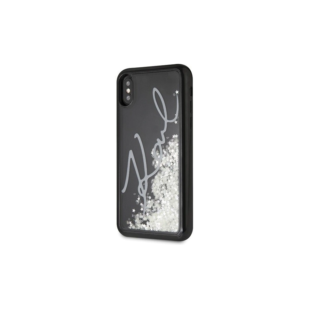 Hurtownia GSM - Karl Lagerfeld KLHCPXPH2IR iPhone X/Xs czarny/black Glitter Signature - Glow in the dark - KLD215BLK - {ean13} - Hurt