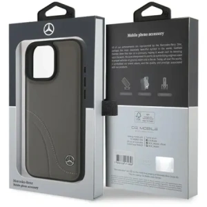 Hurtownia GSM - Etui Mercedes MEHCP16X23RBCSB Apple iPhone 16 Pro Max hardcase MB Curved Stitches Leather brązowy/brown - MRS161 - {ean13} - Hurt