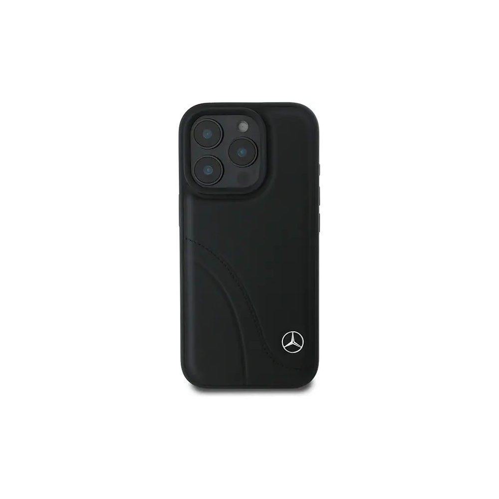 Hurtownia GSM - Mercedes MEHCP16X23RBCSK Apple iPhone 16 Pro Max kemény tok MB Ívelt Varrott Bőr fekete - MRS162 - {ean13} - Hurt
