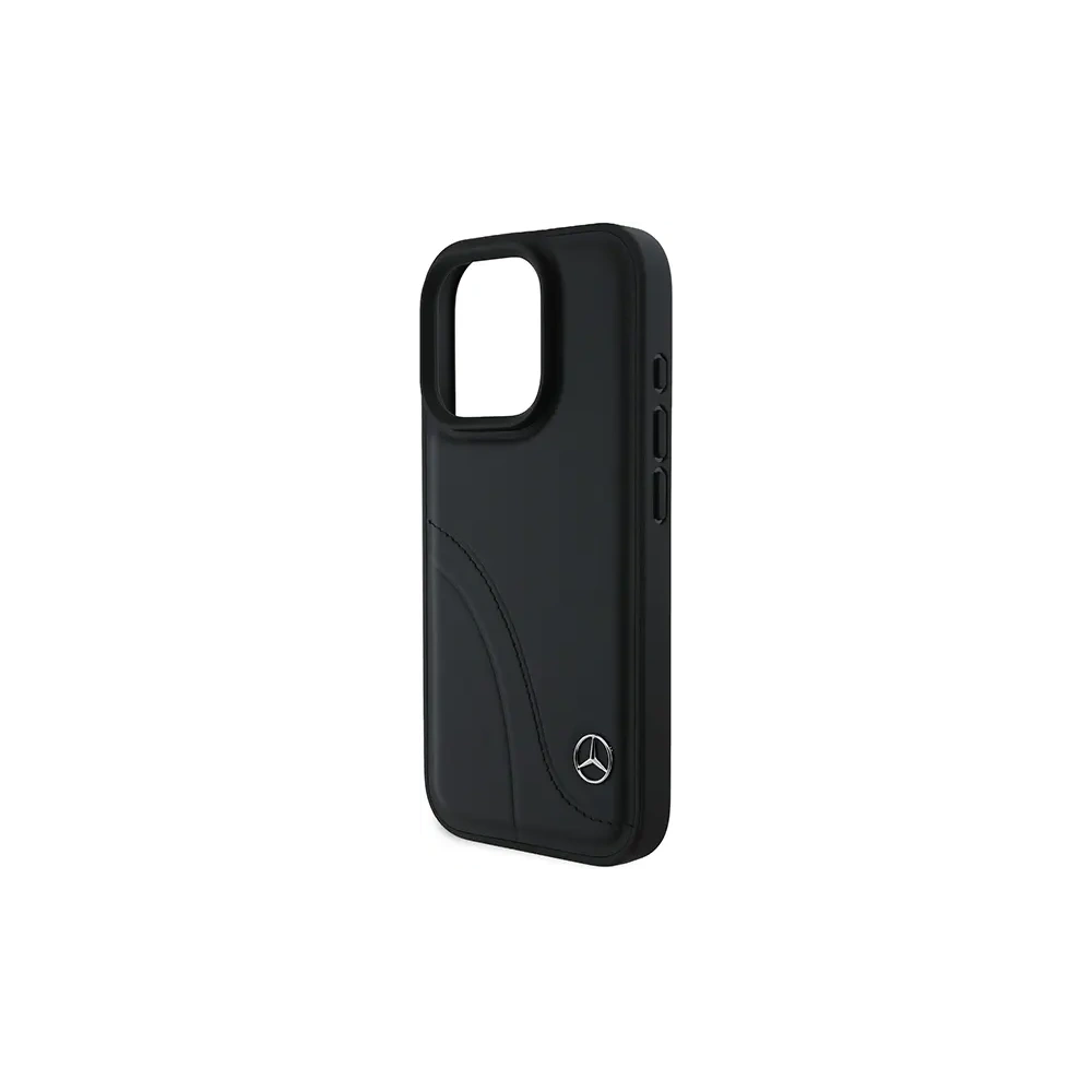 Hurtownia GSM - Mercedes MEHCP16X23RBCSK Apple iPhone 16 Pro Max kemény tok MB Ívelt Varrott Bőr fekete - MRS162 - {ean13} - Hurt