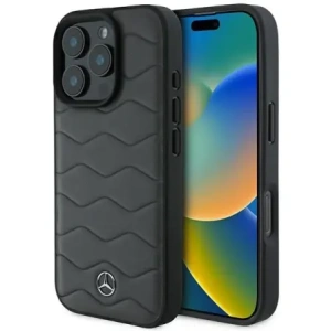 Hurtownia GSM - Etui Mercedes MEHCP16X23RWRSA Apple iPhone 16 Pro Max hardcase MB Waves Leather antracyt szary/antracite grey - MRS163 - {ean13} - Hurt