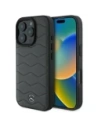 Mercedes MEHCP16X23RWRSA Apple iPhone 16 Pro Max Hardcase MB Waves Leder antrazit grau
