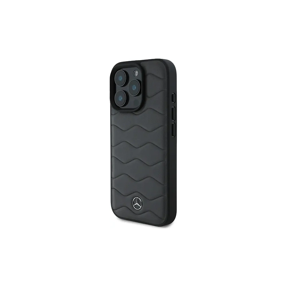 Hurtownia GSM - Mercedes MEHCP16X23RWRSA Apple iPhone 16 Pro Max hardcase din piele MB Waves gri antracit - MRS163 - {ean13} - Hurt