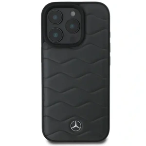 Wholesale Mercedes MEHCP16X23RWRSA Apple iPhone 16 Pro Max hardcase MB Waves Leather antracite grey - MRS163 - {ean13} - Hurt