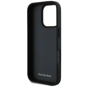 Mercedes MEHCP16X23RWRSA Apple iPhone 16 Pro Max Hardcase MB Waves Leder antrazit grau