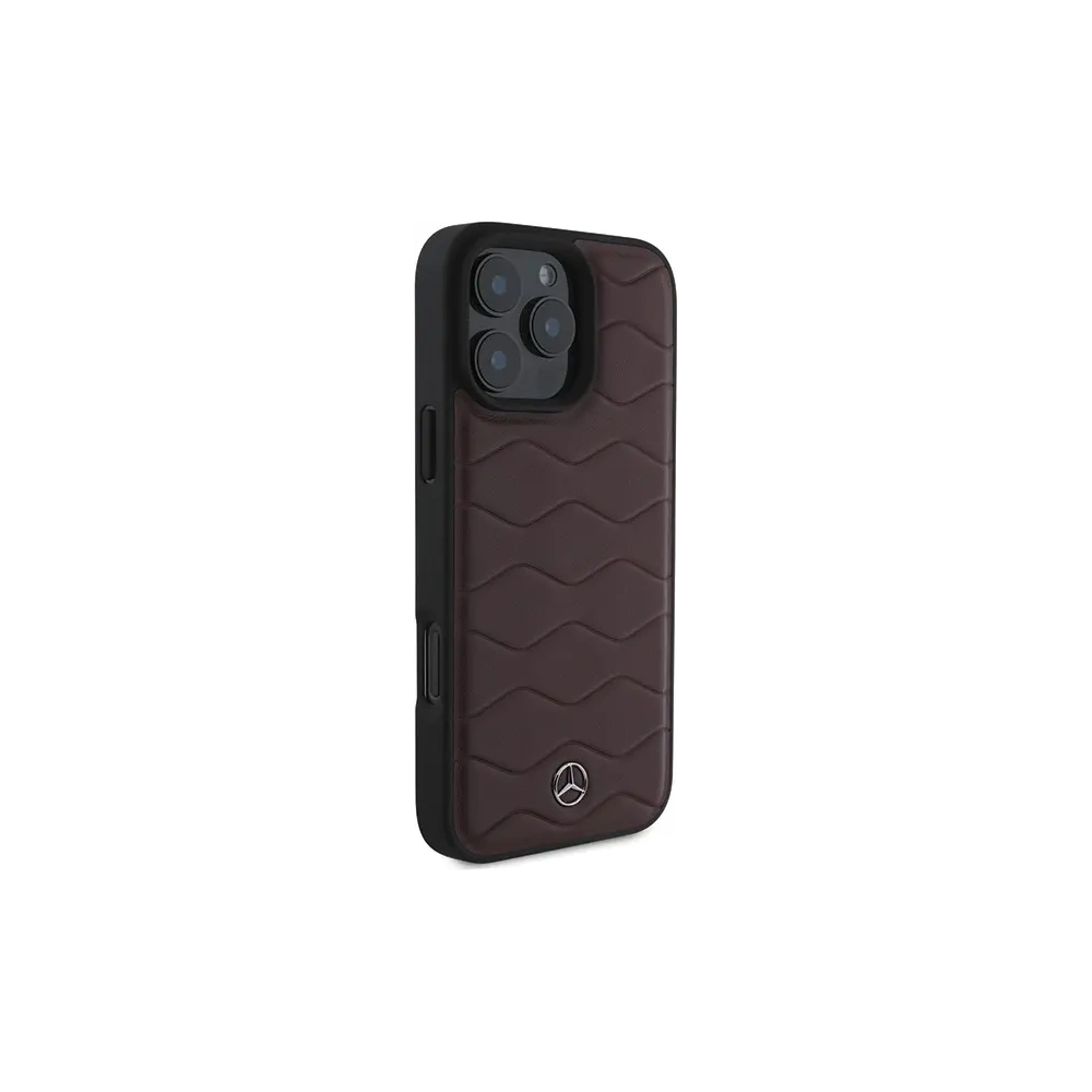 Hurtownia GSM - Mercedes MEHCP16X23RWRSR Apple iPhone 16 Pro Max Hartschale MB Waves Leder rot - MRS164 - {ean13} - Hurt