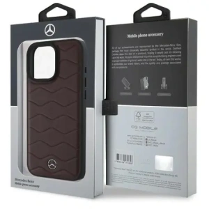 Hurtownia GSM - Etui Mercedes MEHCP16X23RWRSR Apple iPhone 16 Pro Max hardcase MB Waves Leather czerwony/red - MRS164 - {ean13} - Hurt