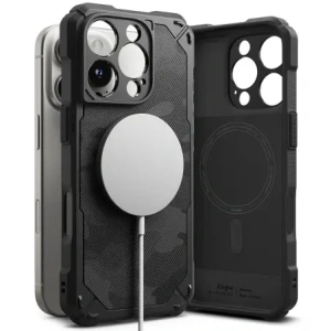 Hurtownia GSM - Ringke Echipament Rugged Magnetic MagSafe Apple iPhone 16 Pro Max Camo Negru - RGK11671 - {ean13} - Hurt