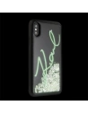 Wholesale Karl Lagerfeld KLHCPXPH2IR iPhone X/Xs black Glitter Signature - Glow in the dark - KLD215BLK - {ean13} - Hurt