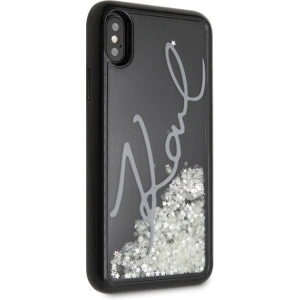 Hurtownia GSM - Karl Lagerfeld KLHCPXPH2IR iPhone X/Xs czarny/black Glitter Signature - Glow in the dark - KLD215BLK - {ean13} - Hurt
