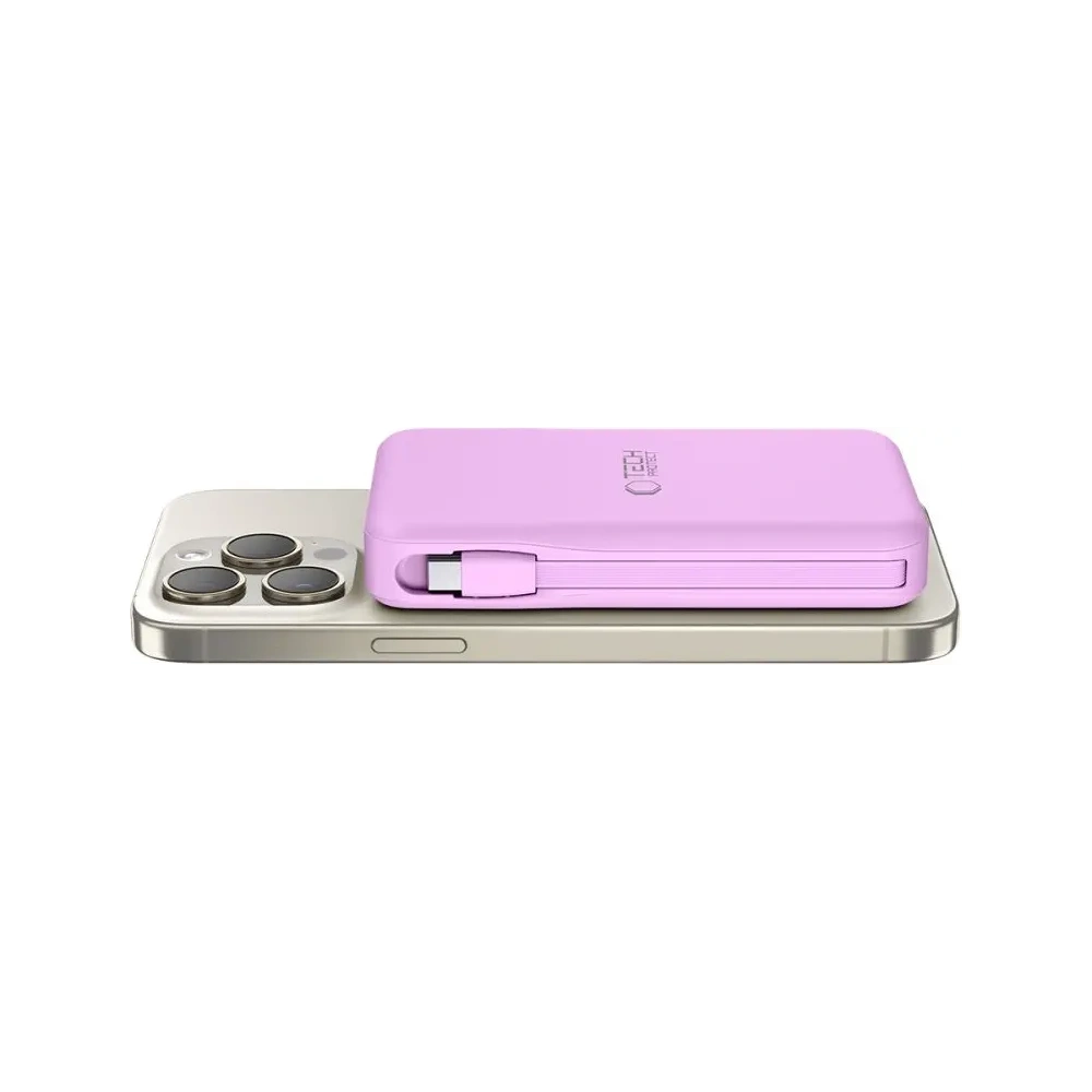 Hurtownia GSM - Tech-Protect PB31 LifeMag MagSafe 10000mah powerbank 15W Lavandă - THP3429 - {ean13} - Hurt