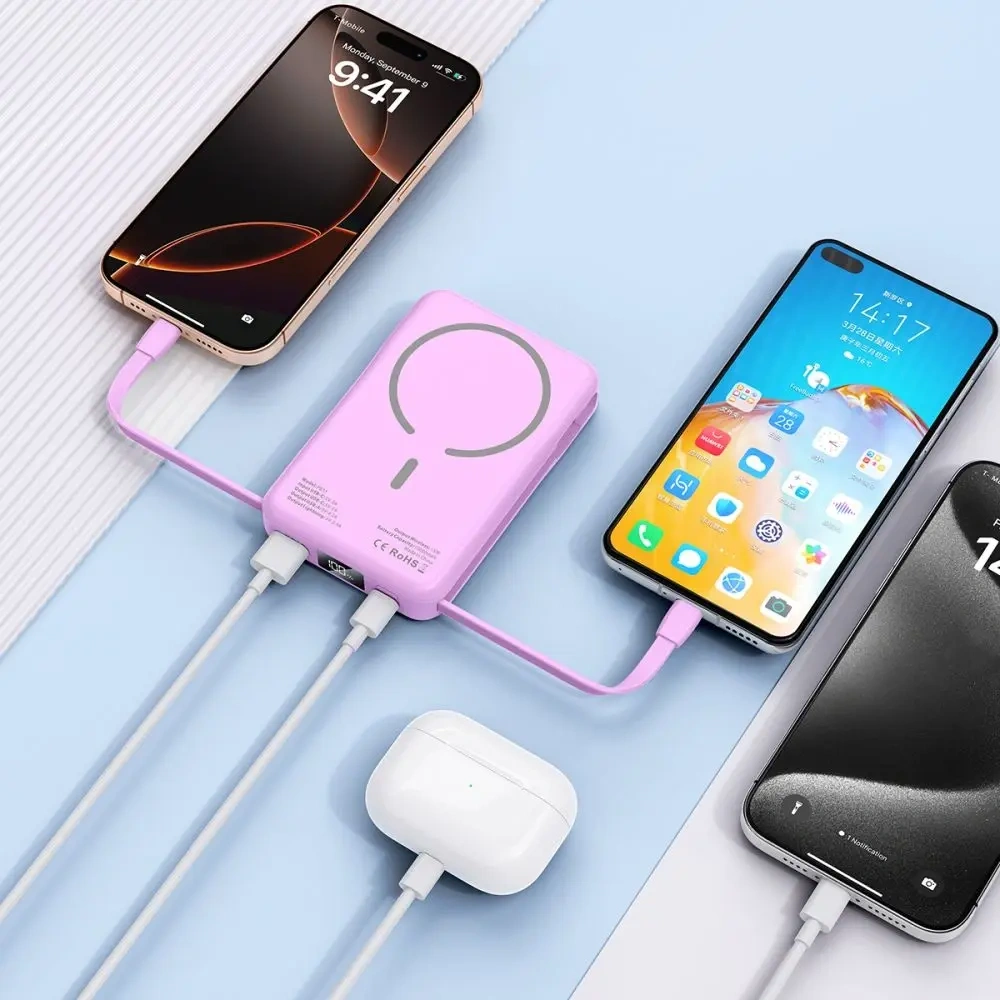 Hurtownia GSM - Tech-Protect PB31 LifeMag MagSafe 10000mah powerbank 15W Lavandă - THP3429 - {ean13} - Hurt