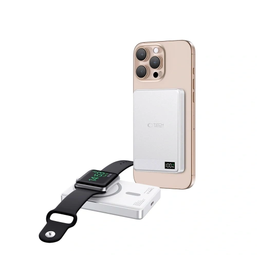 Powerbank Tech-Protect PB33 LifeMag MagSafe 5000mah 15W Silver