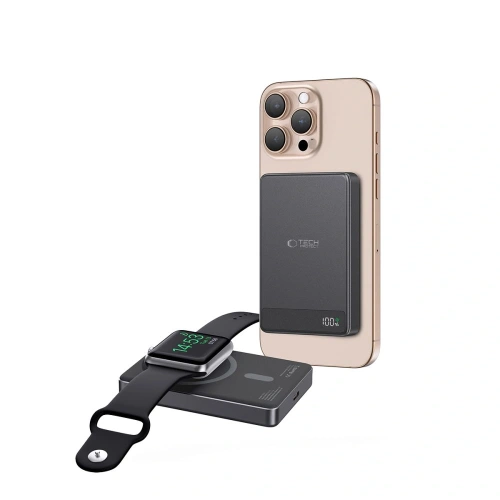 Powerbank Tech-Protect PB33 LifeMag MagSafe 5000mah 15W Black