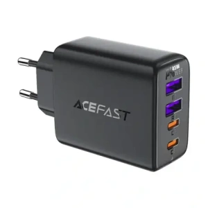 Wholesale Acefast A61 GaN 4-port charger 2xUSB-A, 2xUSB-C PD 45W EU (black) - ACE89 - {ean13} - Hurt