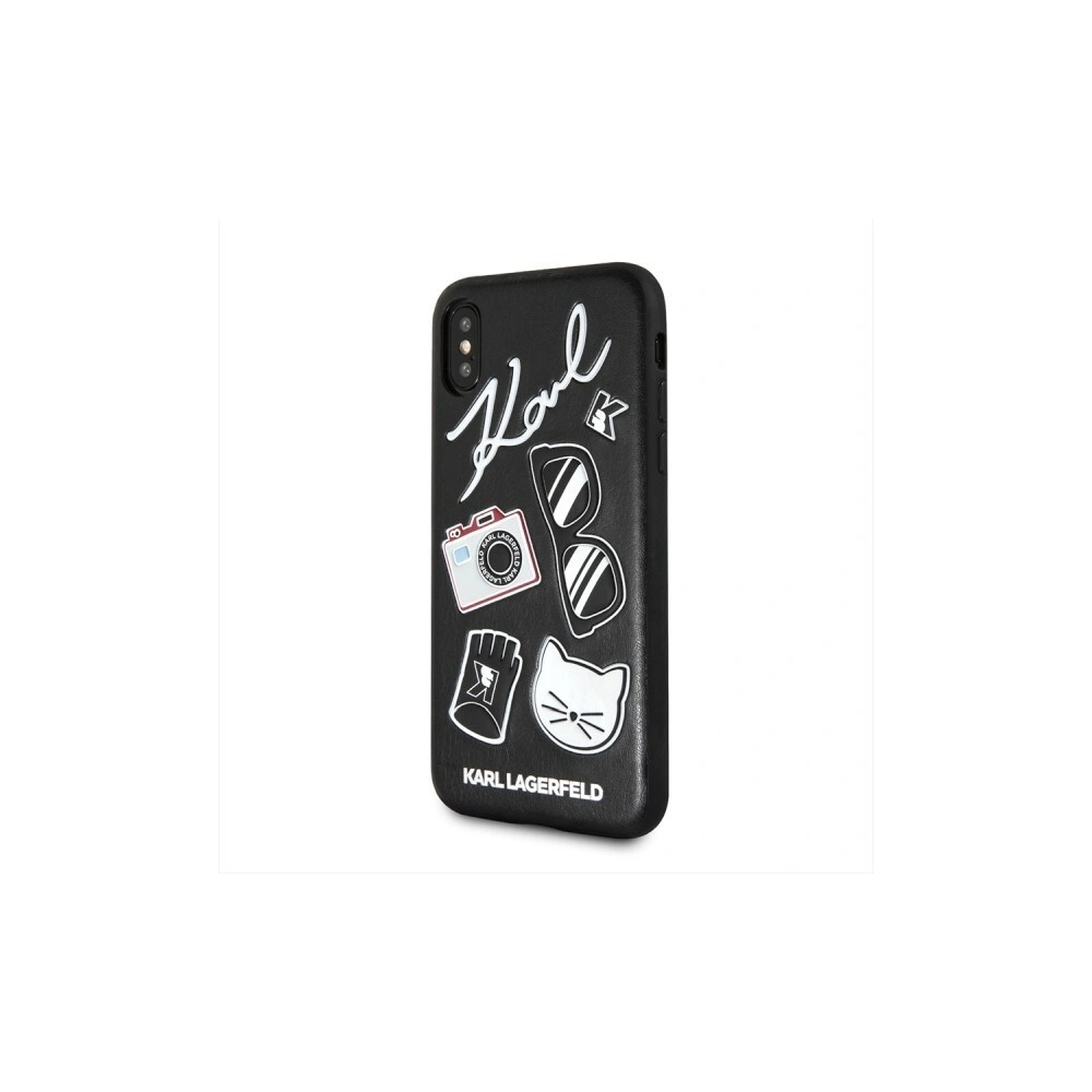 Hurtownia GSM - Karl Lagerfeld KLHCPXPIN iPhone X/Xs hardcase czarny/black Pins - KLD216BLK - {ean13} - Hurt