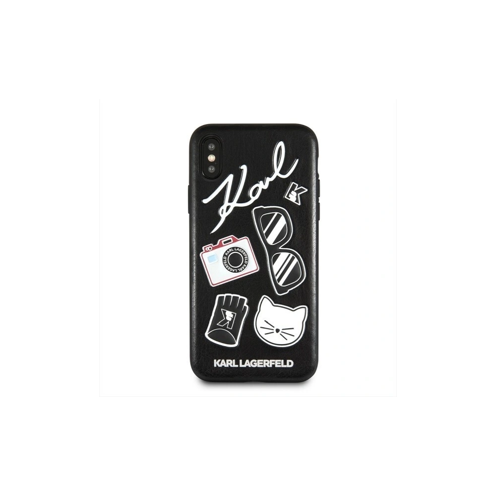 Hurtownia GSM - Karl Lagerfeld KLHCPXPIN iPhone X/Xs hardcase czarny/black Pins - KLD216BLK - {ean13} - Hurt