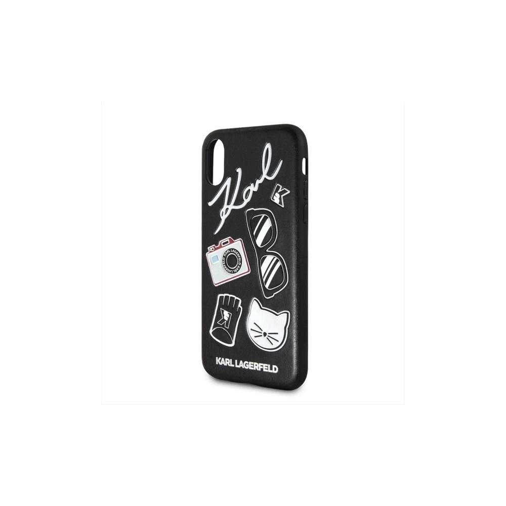 Hurtownia GSM - Karl Lagerfeld KLHCPXPIN iPhone X/Xs hardcase czarny/black Pins - KLD216BLK - {ean13} - Hurt