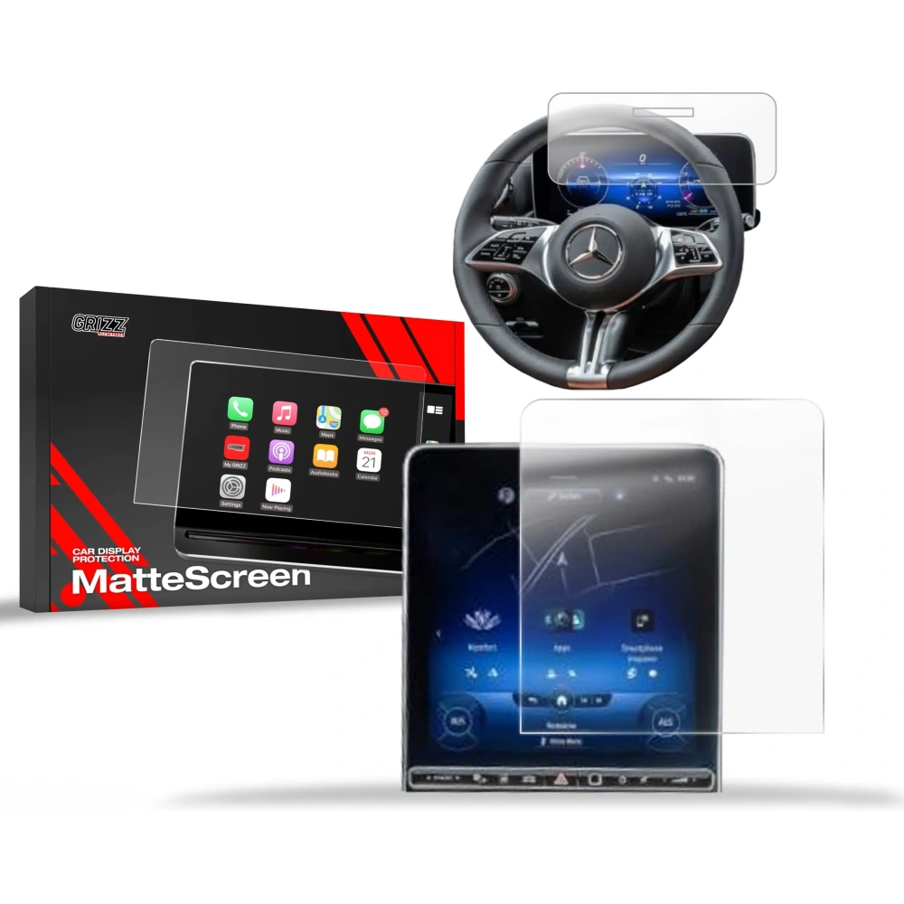 Hurtownia GSM - Matte GrizzGlass CarDisplay Védelem Mercedes S Klasa W223 Érzékelő 2020-2024 [2in1] - GRZ11839 - {ean13} - Hurt