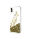 Hurtownia GSM - Karl Lagerfeld KLHCPXSGGO iPhone X/Xs złoty/gold gold hard case Signature Liquid Glitter - KLD218GLD - {ean13} - Hurt