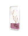 Hurtownia GSM - Karl Lagerfeld KLHCPXSGPI iPhone X/Xs różowo-złoty/pink gold hard case Signature Liquid Glitter - KLD219RS - {ean13} - Hurt