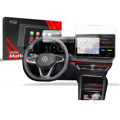 Folia matowa GrizzGlass CarDisplay Protection do Volkswagen VW Tayron 12,9" 2024-2025 [3w1]