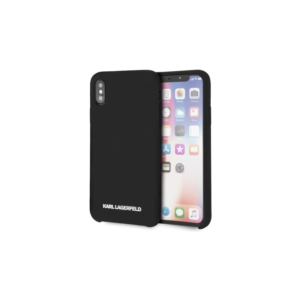 Hurtownia GSM - Karl Lagerfeld KLHCPXSLBKS iPhone X/Xs hardcase czarny/black Silicone - KLD221BLK - {ean13} - Hurt