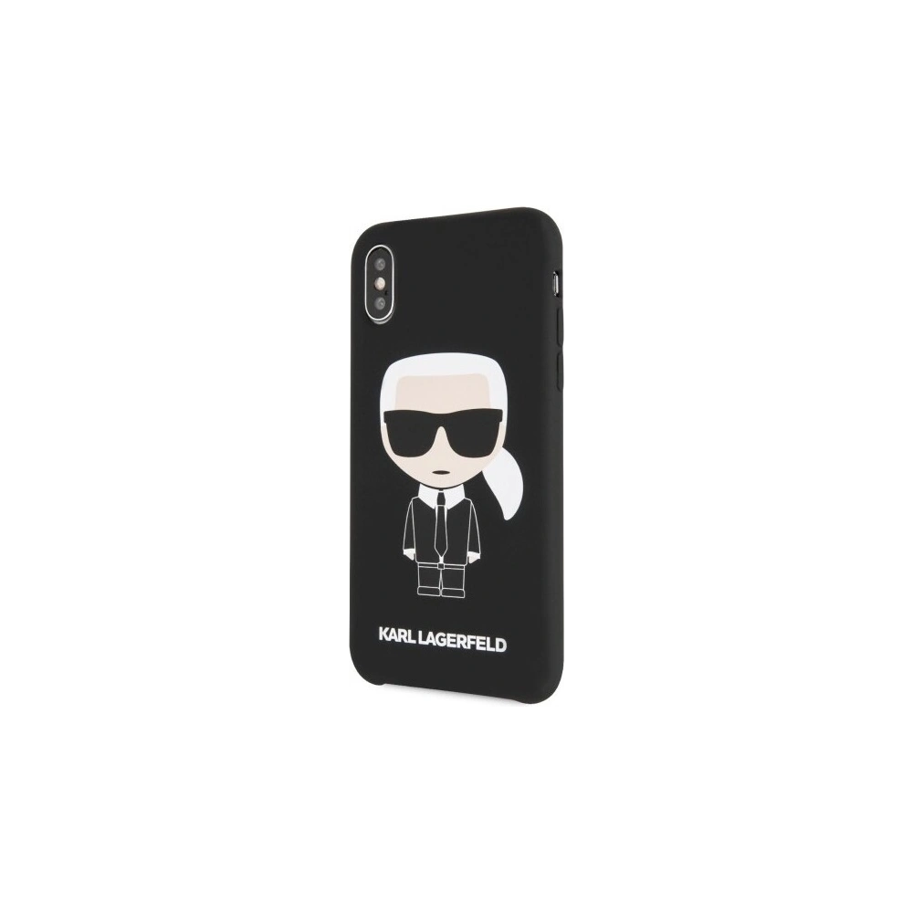Hurtownia GSM - Karl Lagerfeld KLHCPXSLFKBK iPhone X/Xs hardcase czarny/black Silicone Iconic - KLD222BLK - {ean13} - Hurt