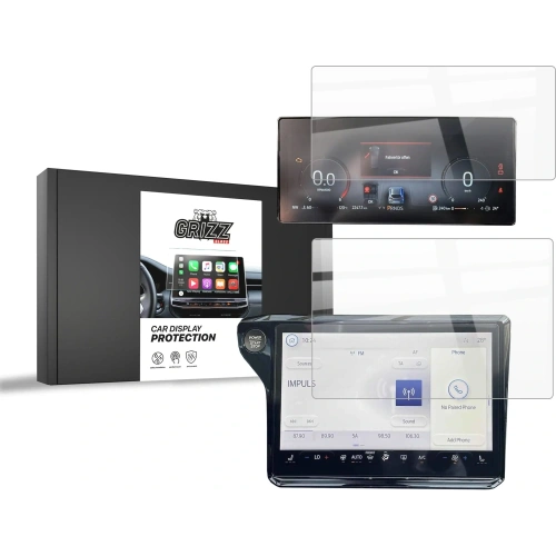 Folia ceramiczna GrizzGlass CarDisplay Protection do Ford Puma 12" 2024-2025 [2w1]
