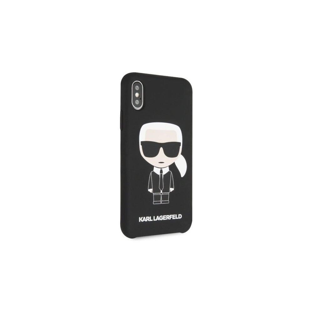 Hurtownia GSM - Karl Lagerfeld KLHCPXSLFKBK iPhone X/Xs hardcase czarny/black Silicone Iconic - KLD222BLK - {ean13} - Hurt