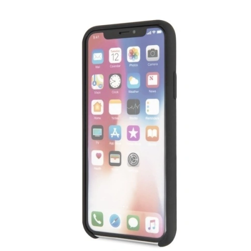 Karl Lagerfeld KLHCPXSLFKBK iPhone X/Xs hardcase czarny/black Silicone Iconic